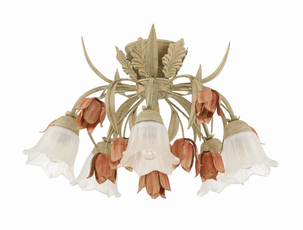 Southport 22'' Semi Flush Mount – Crystorama