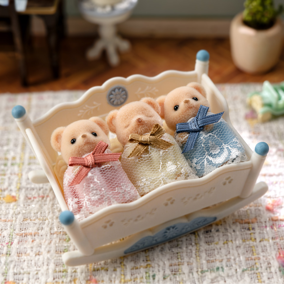 シルバニアファミリー ビスケットクマのみつごちゃん すこやかセット