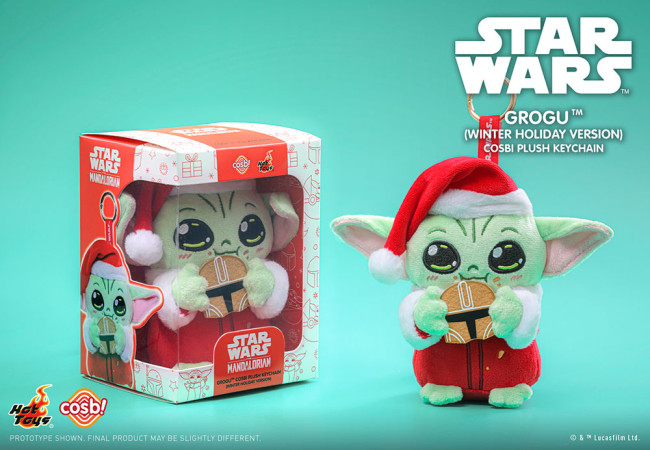 スター・ウォーズ』グローグーがサンタ姿に！ 高さ約15cmの