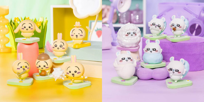 ちいかわ』新フィギュア発売決定！ うさぎ＆モモンガだらけの2種類を