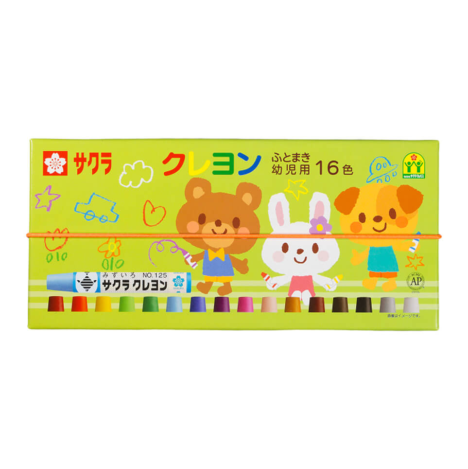 クレヨンふとまき幼児用16色｜クレヨン｜クレヨン｜絵画用品・学用品