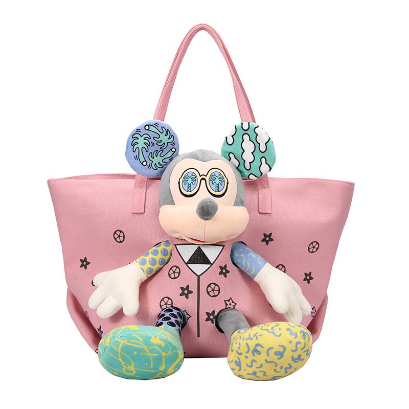 Woman's Mickey x DISNEY monogram logo Mickey x Tote shoulder bag