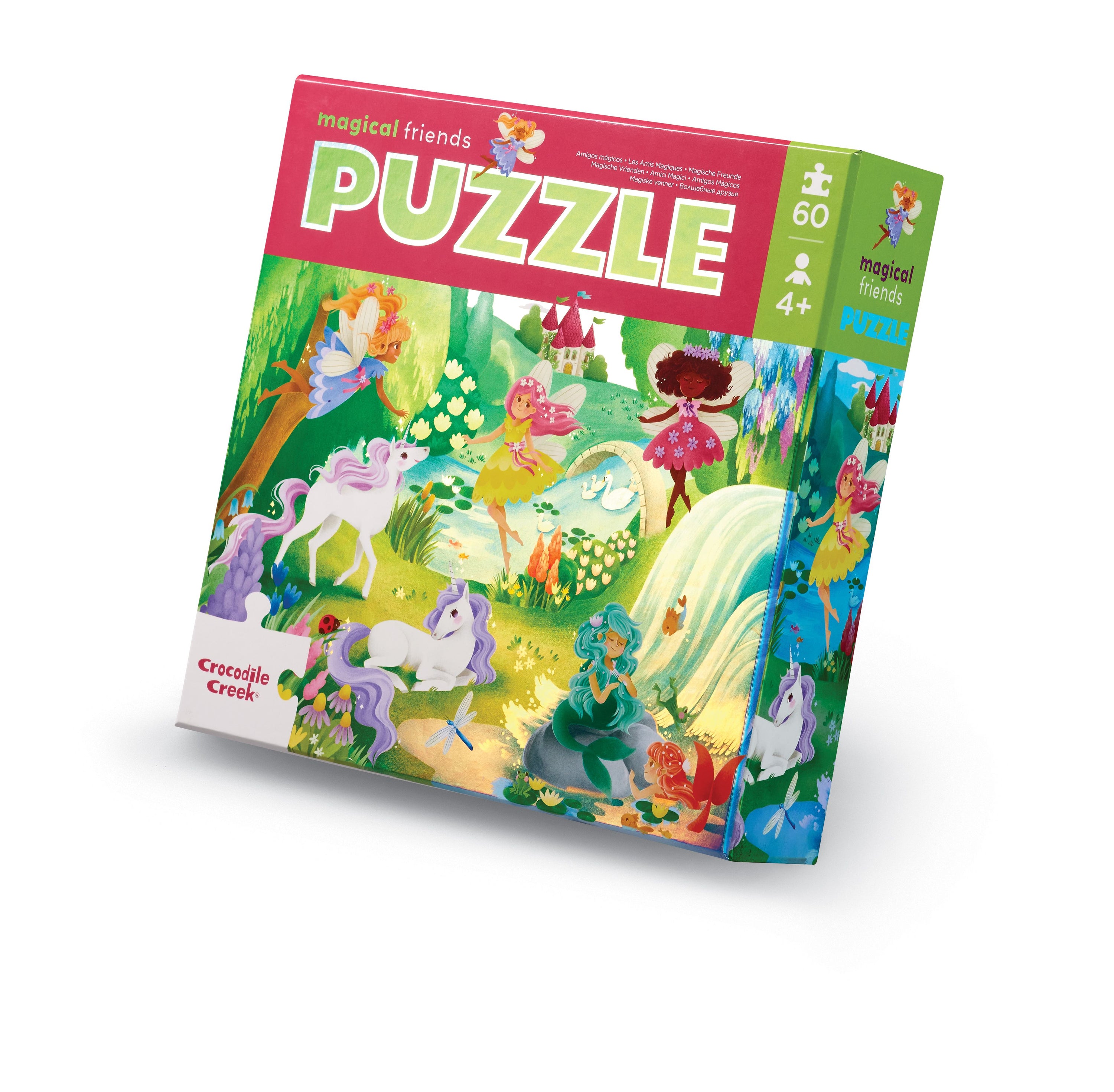 60-Piece Holographic Puzzle - Magical Friends – Crocodile Creek