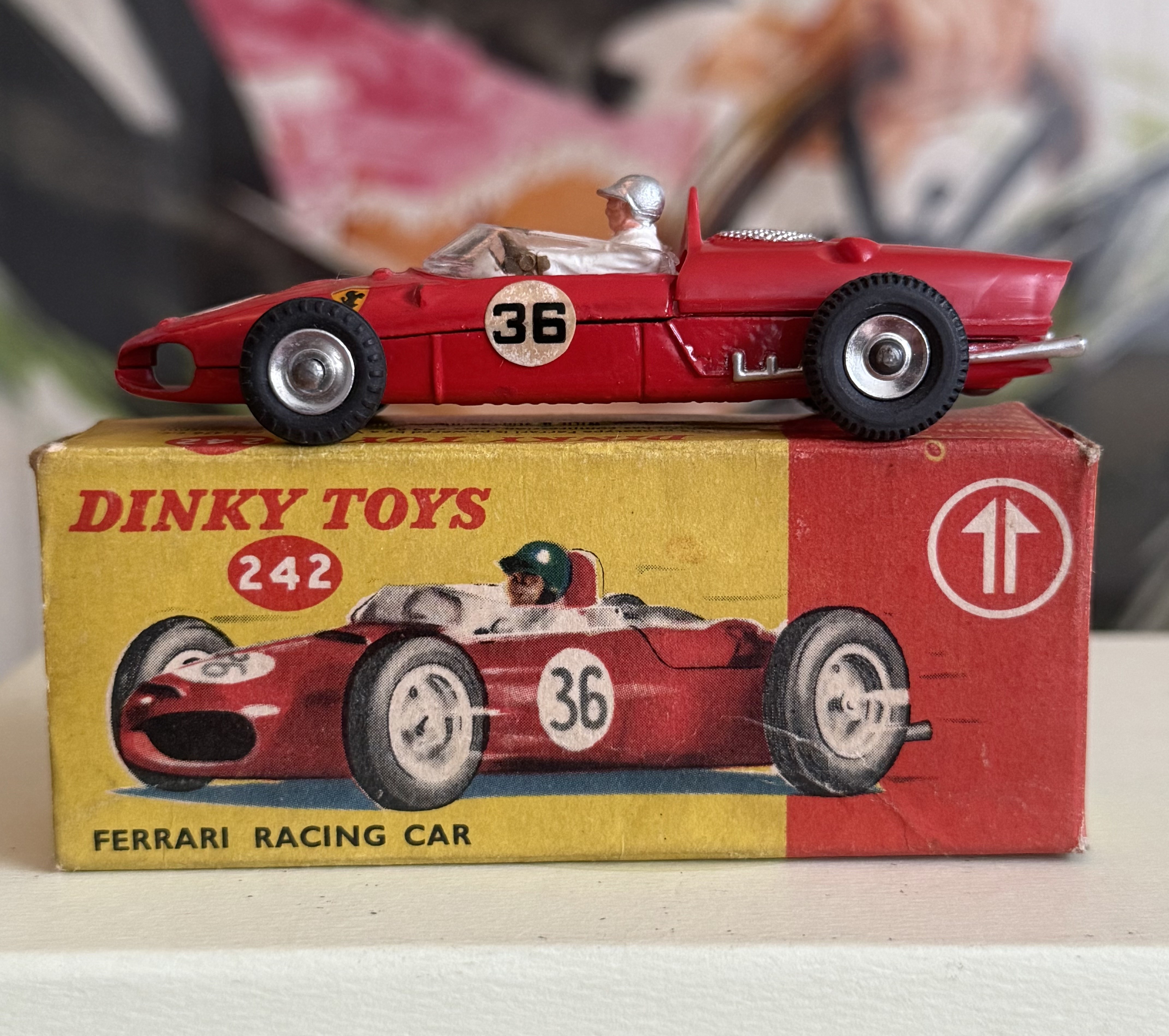 Dinky Toys 242 Ferrari 156 Sharknose Racing Car – Classic Cars for