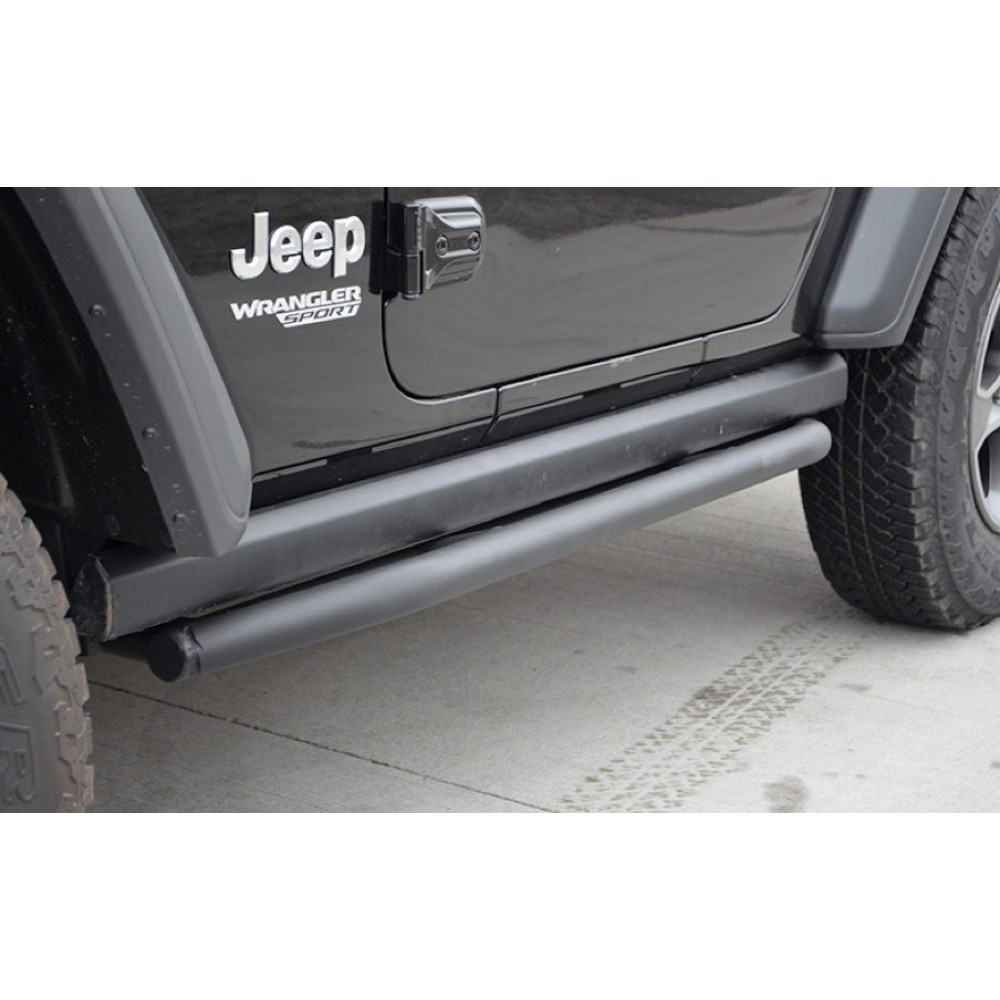 J0055045 ACE Rock Slider Kit, fits JL 2 door, Texturized Black