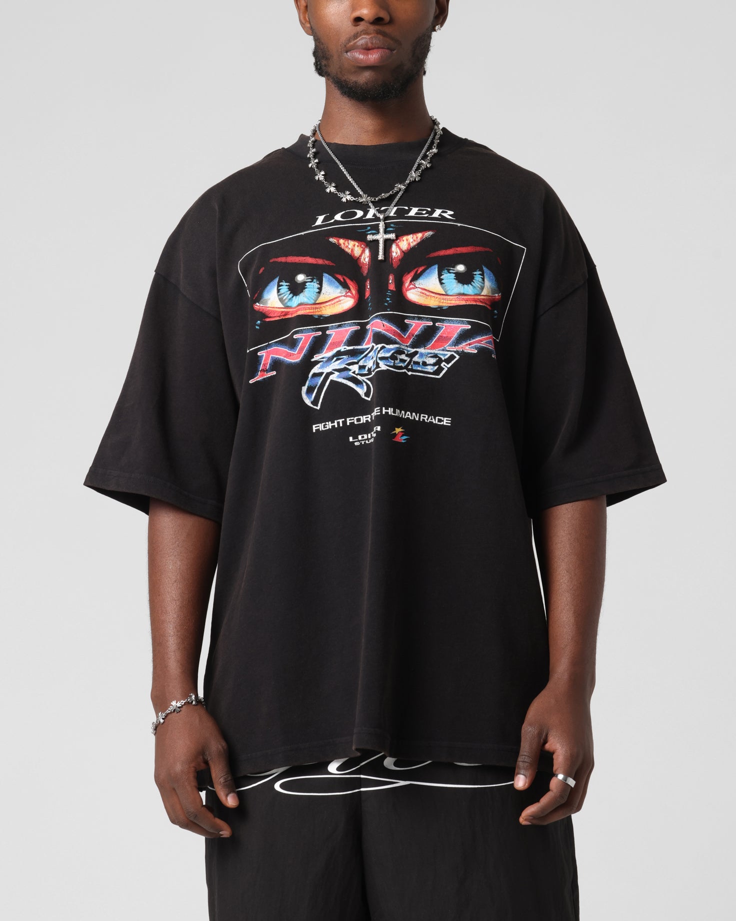 Loiter Ninja Vintage T-Shirt Vintage Black | Culture Kings US