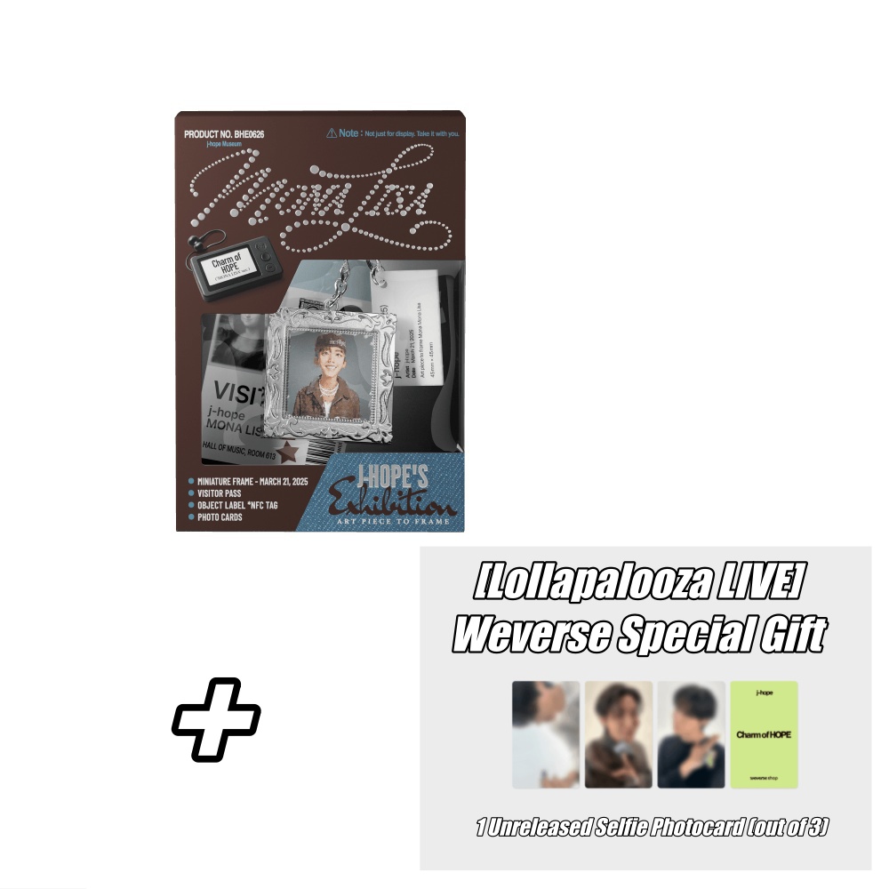 BTS J-HOPE Charm of HOPE WEVERSE Lollapalooza LIVE 公式トレカ