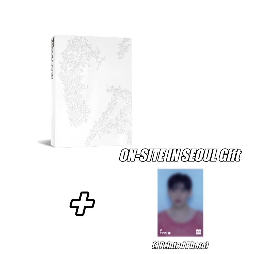 BTS V 'TYPE 非' PHOTOBOOK + ON-SITE IN SEOUL Gift(1 Printed Photo