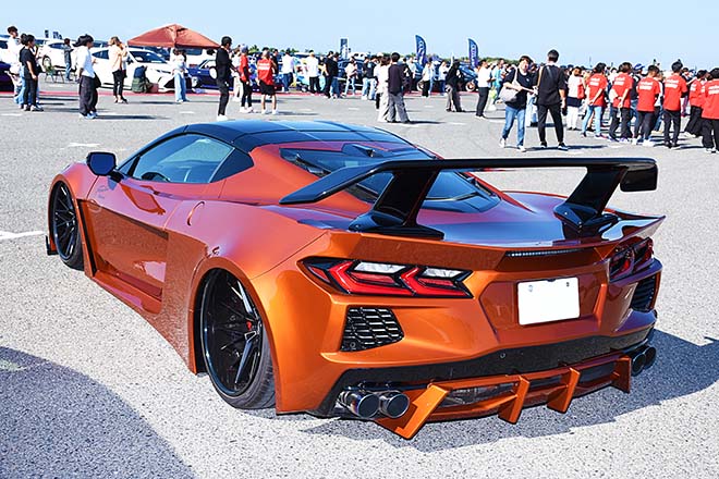 C7に続きC8コルベットにも超絶ワイドボディ見参！