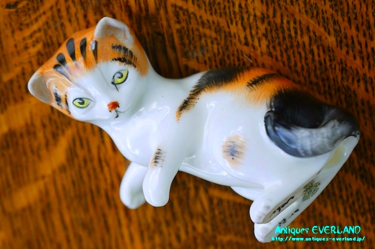 ロイヤル ドルトン 三毛猫 立つ フィギュリン フィギュア 陶人形