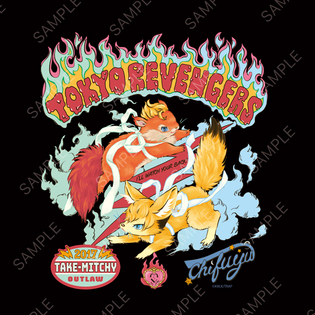 東京リベンジャーズ｜Ms LUTRAコラボ ビッグTシャツ（武道と千冬）