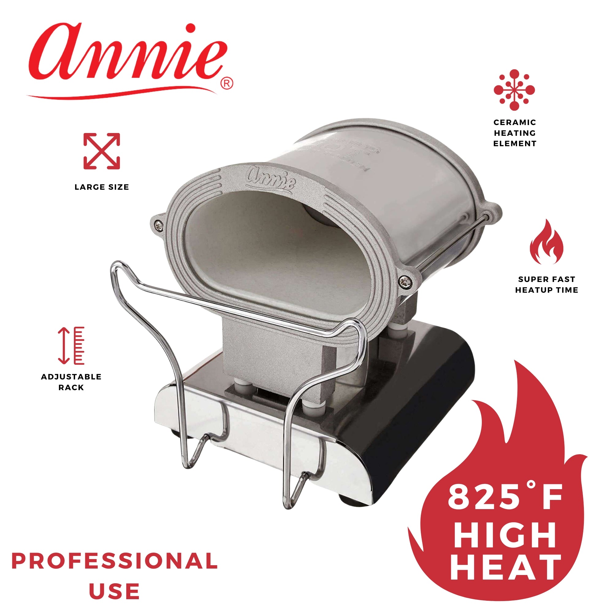 Annie Ceramic Thermal Stove - Large, Silver – Annie International