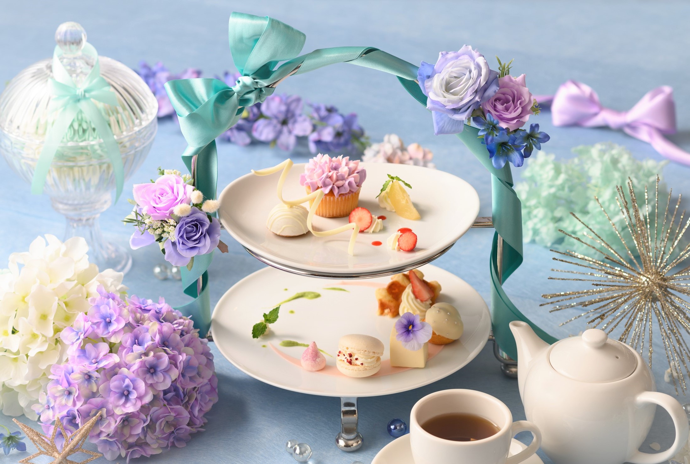 紫陽花をイメージした初夏限定フェア「Purplish Flower Garden