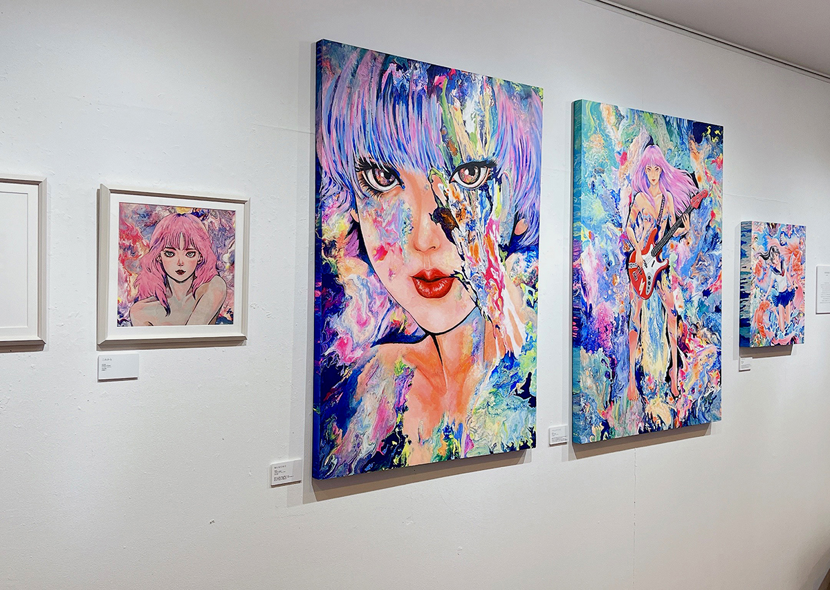 ACRYLIC / アクリル絵の具｜東京個展『VENUS EYE』 MARINA SOLO