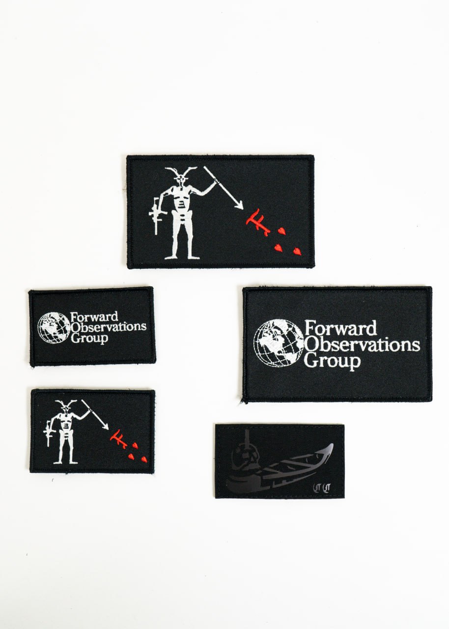 Forward Observations Group Corp 3*5 inch Patch | Black - Military