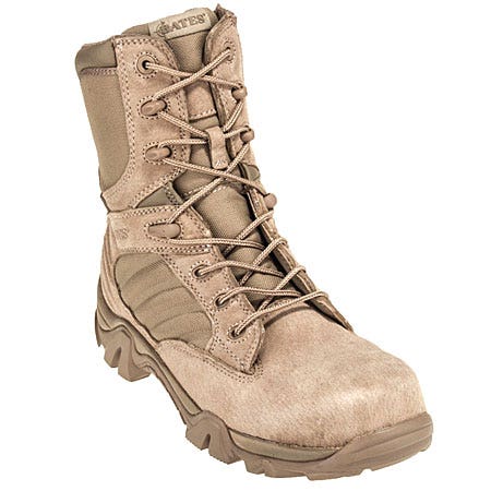 Bates Boots 2276 Men's 8 Inch Tan Gore-Tex Composite Toe Military Boot