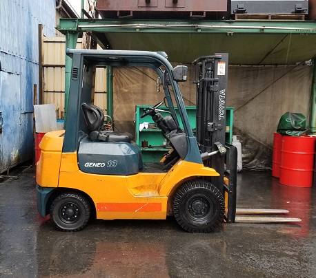 トヨタ 02-7FGL18 ガソリン 1.8t オートマチック – 中古フォークリフト