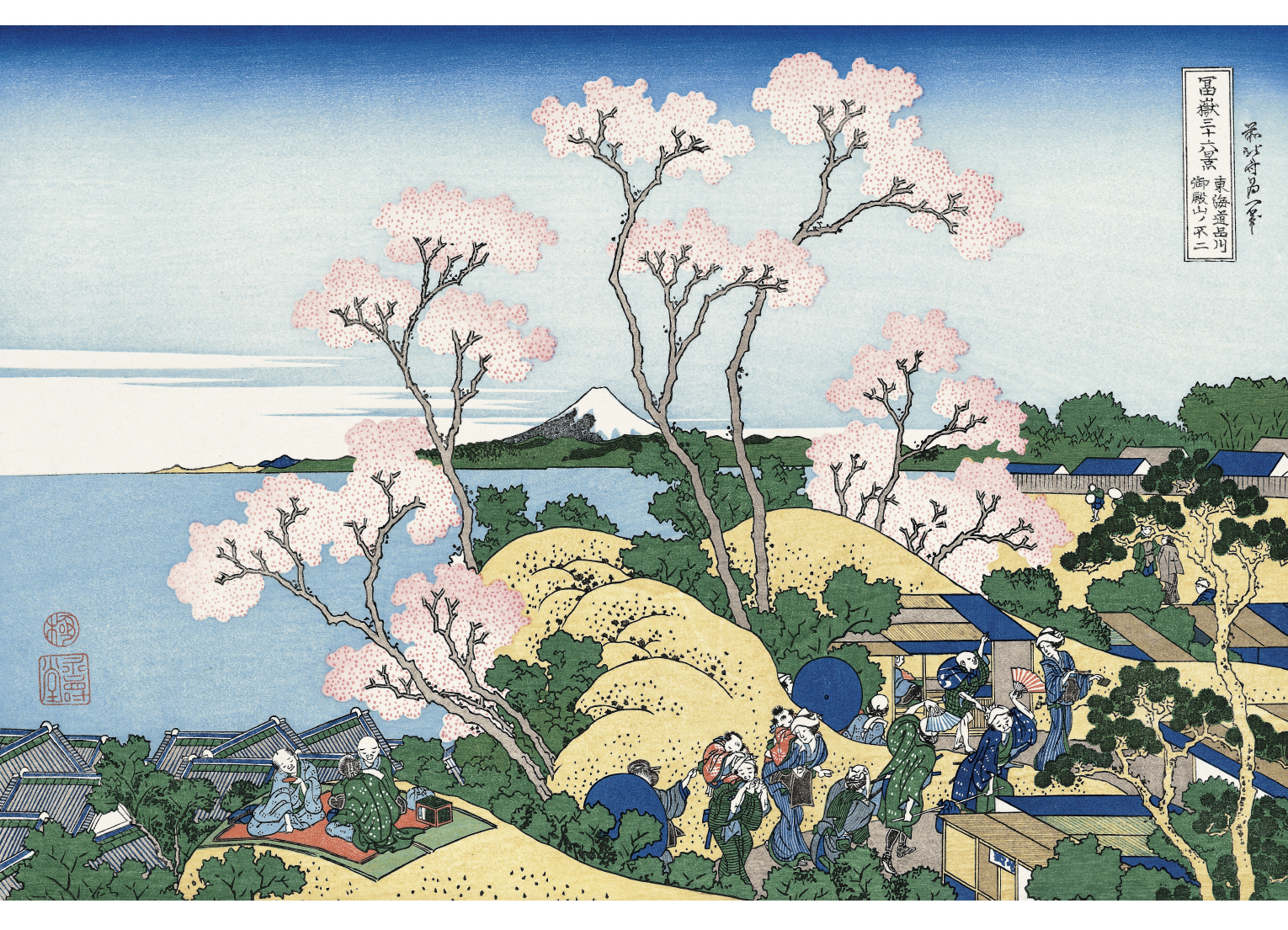 おうちでお花見♪ 北斎・広重の浮世絵で楽しむ桜｜【北斎今昔】もっと
