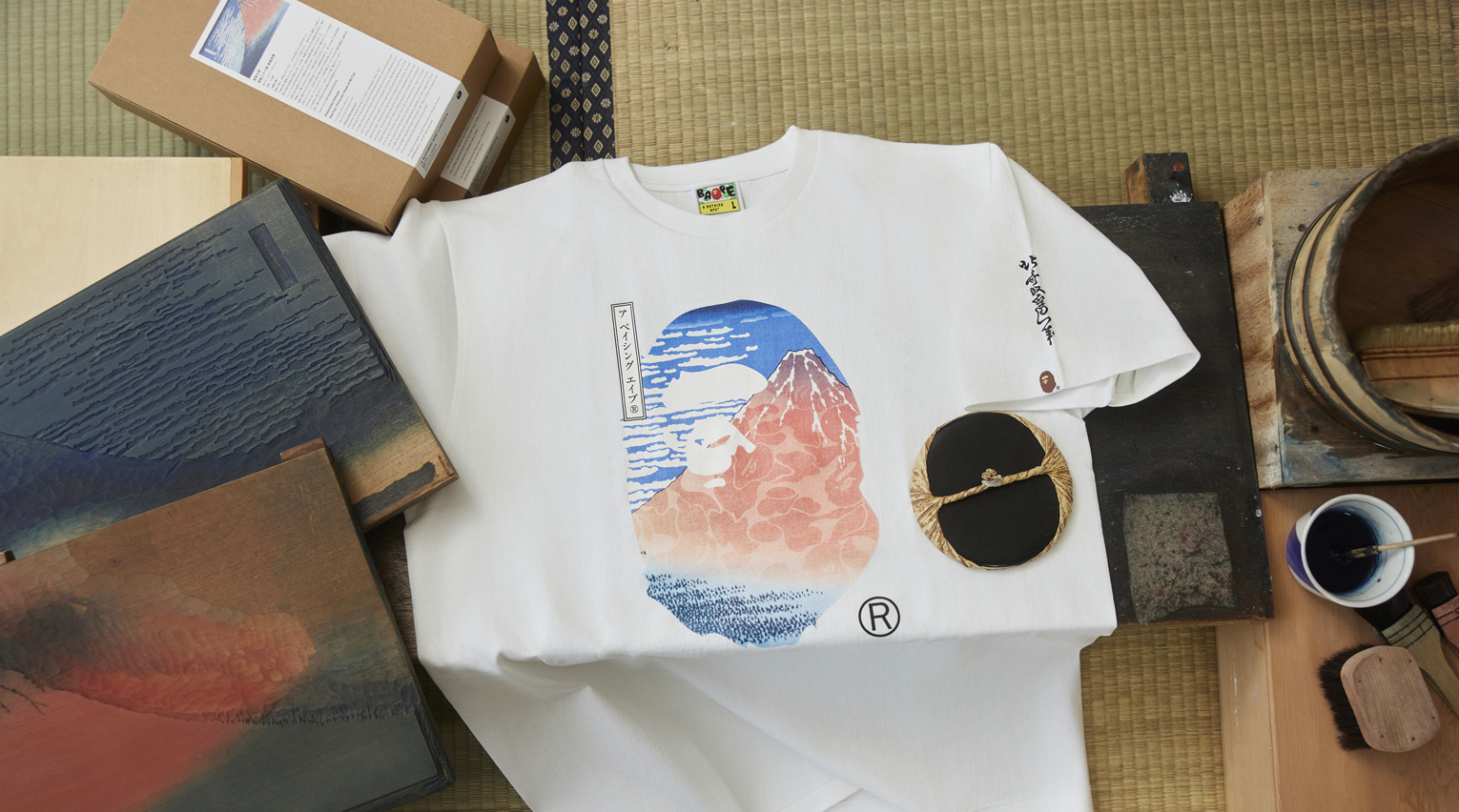 A BATHING APE®が北斎・国芳とコラボ！ 浮世絵の伝統とストリート