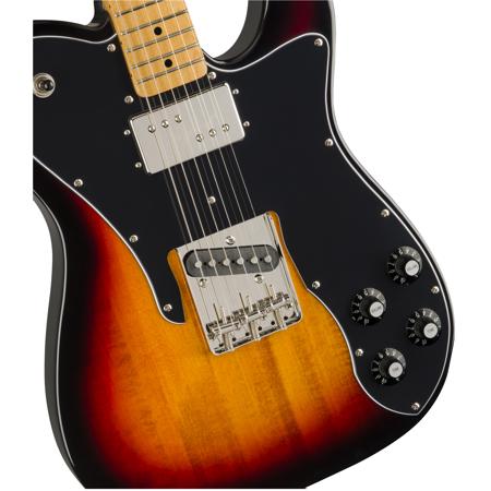 Squier Classic Vibe '70s Telecaster Custom Electric Guitar, 3-Tone