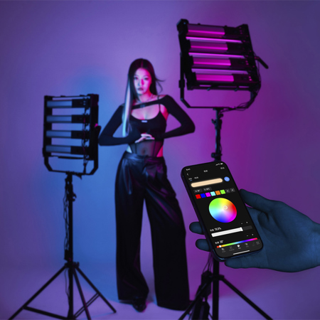 Zhiyun CINEPEER C100 1.2' 100W Portable RGBWW LED Light Wand Combo