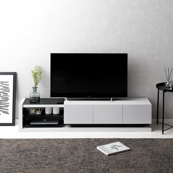 鏡面テレビボードchrome(クロム)150cm幅 | 家具・インテリア通販