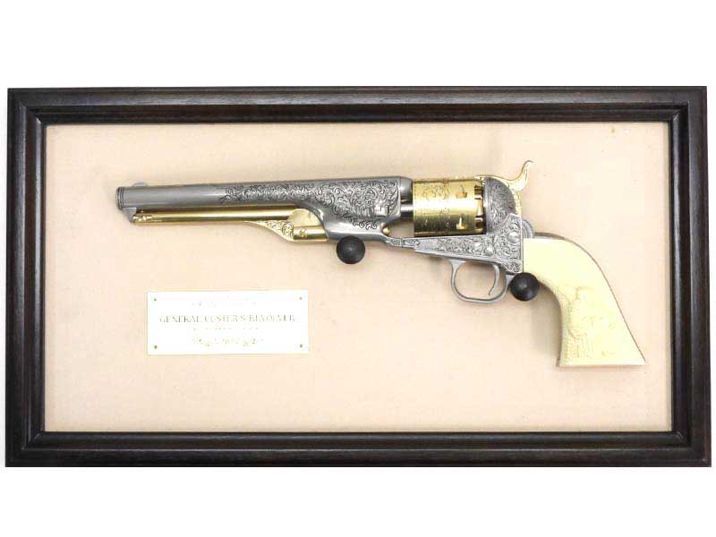 フランクリンミント] コルト M1861 Navy カスター将軍のリボルバー