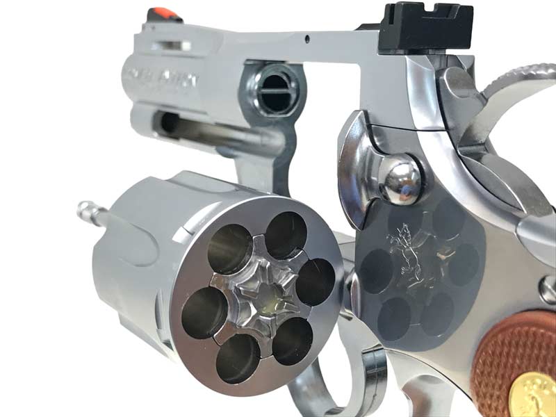 タナカ] コルトパイソン 357マグナム 3インチ Rモデル ステンレス