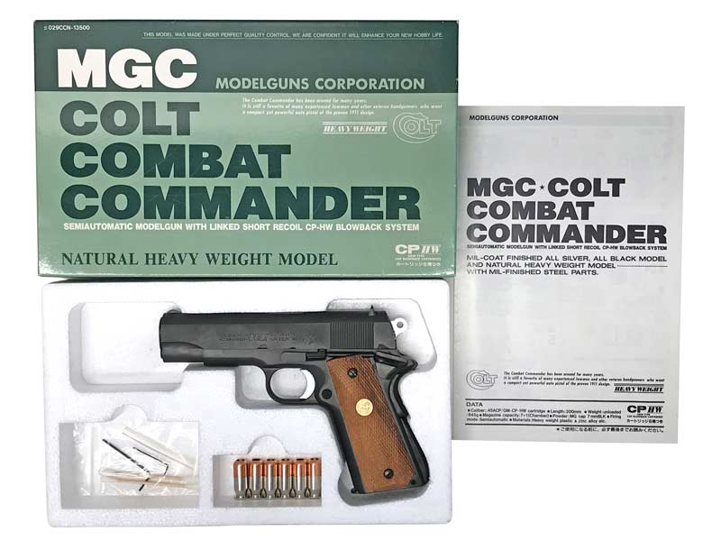 MGC] コルト コンバットコマンダー ナチュラルHW 発火モデルガン (未
