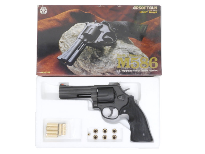 マルシン] S&W M586 357マグナム 4インチ HW カートリッジ式 ガス