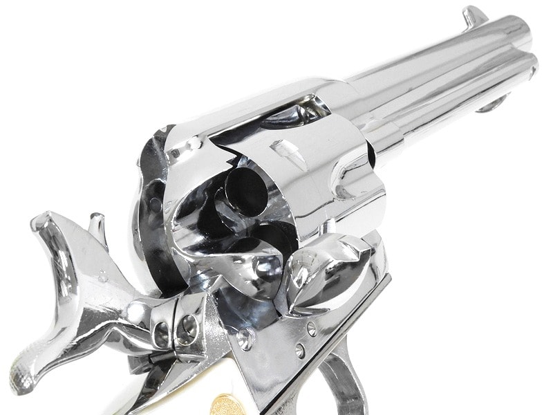 HWS] コルト SAA.45 アーティラリー オールシルバー 発火モデルガン