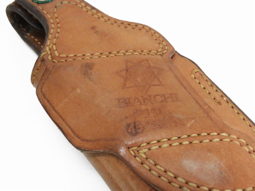 BIANCHI] #19L コルトM1911/ガバメント用 ホルスター ブラウン (中古