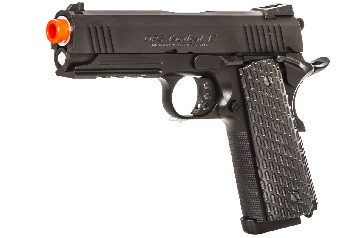 JG OPS Tactical .45 Gas / CO2 Blowback Airsoft Pistol