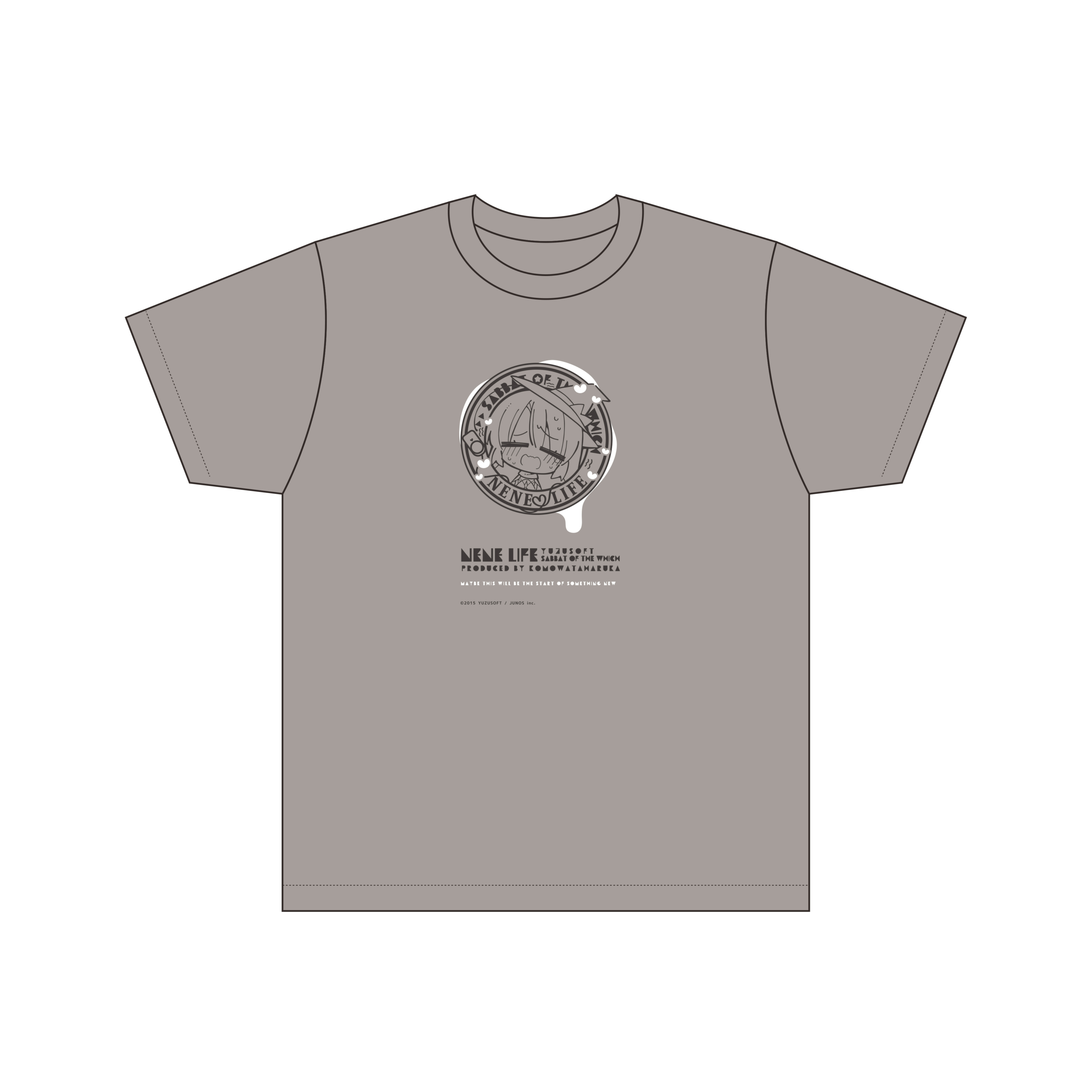 一部店舗限定】ゆずソフト NENELIFE Tシャツ produced by komowata