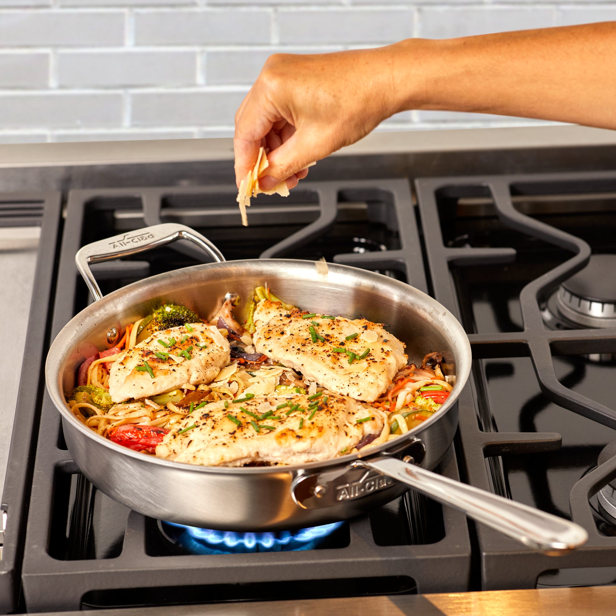 10-Inch BD5 Stainless Steel Fry Pan I All-Clad