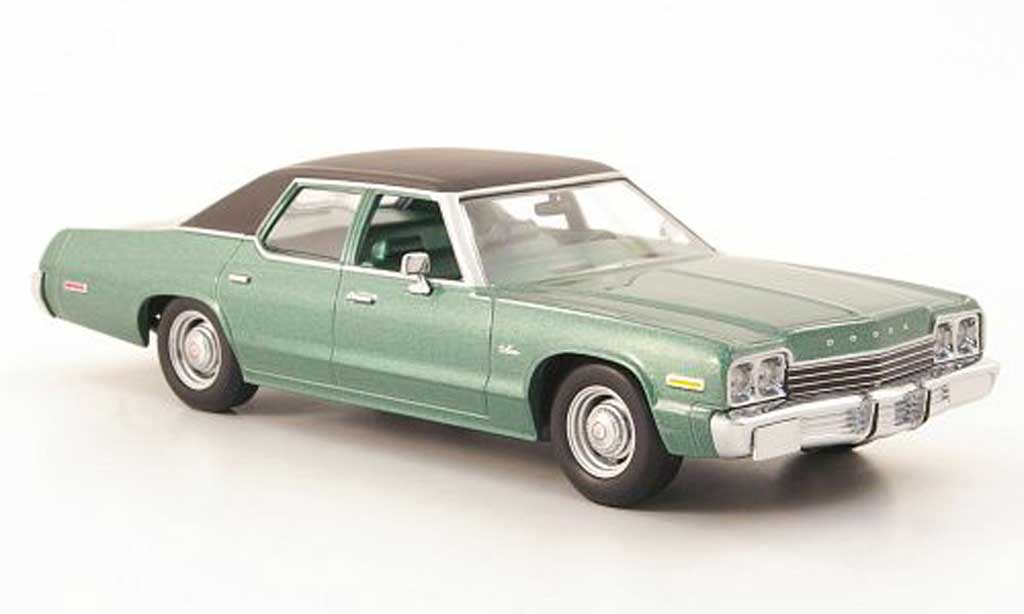 Diecast model cars Dodge Monaco 1974 1/43 Minichamps 1974 grun