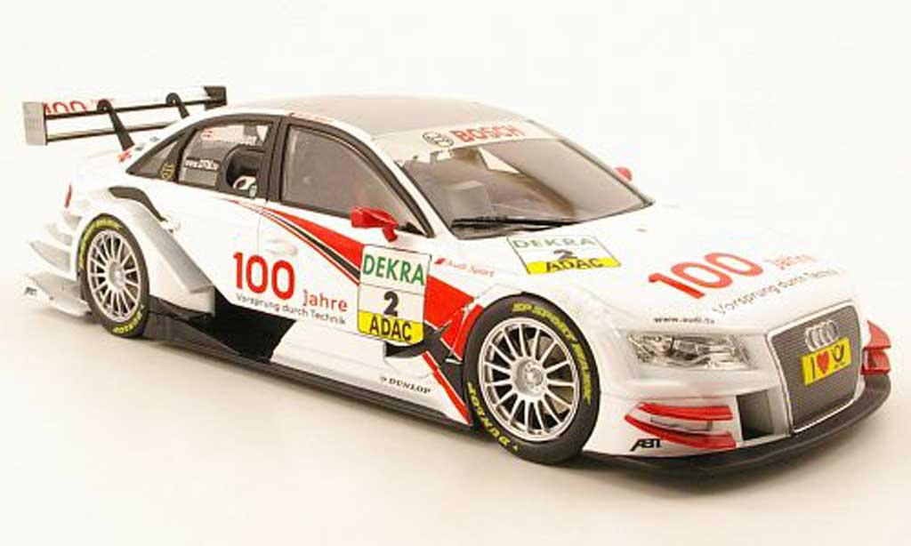 Diecast model cars Audi A4 DTM 1/18 Norev DTM no.2 100 jahre audi