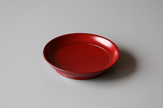 5寸椿皿 (トチ) – 安比塗漆器工房