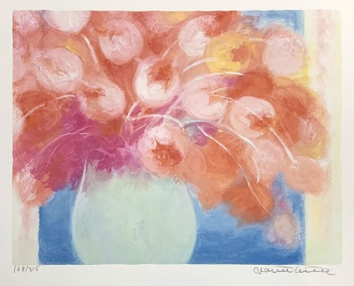 額入り版画 66×56 ジニー・キム 限定55枚 額装済 サイン、ED、証明書付