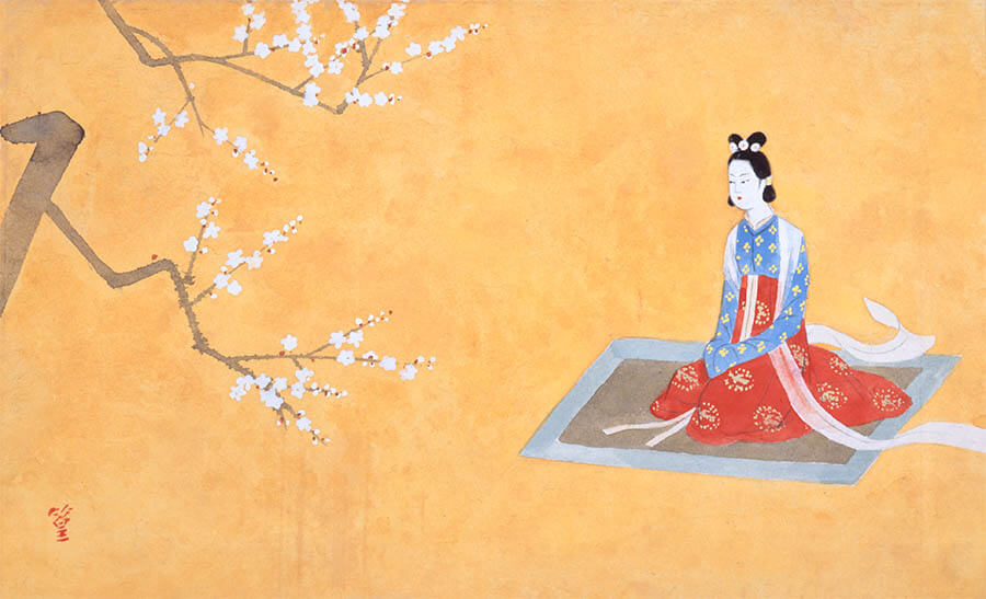 上村松篁が描く万葉の世界 『額田女王』挿絵原画展 | 浜松市秋野不矩