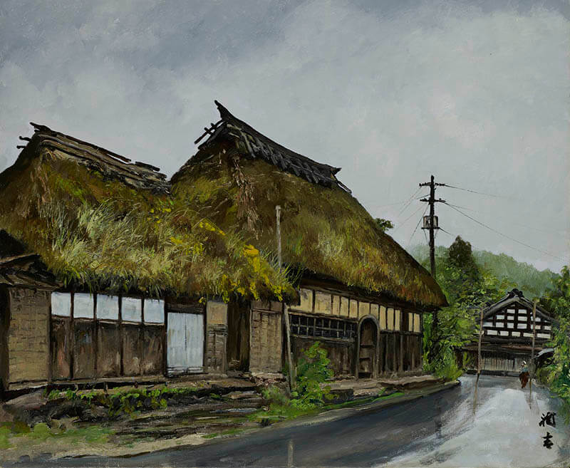 向井潤吉 民家と街道 | 世田谷美術館分館 向井潤吉アトリエ館 | 美術館