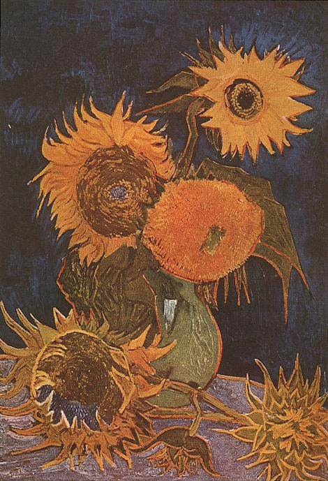 ゴッホ「ひまわり（5本）」 - 世界の名画館