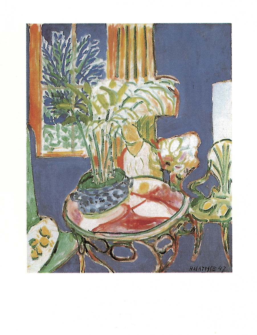 HENRI MATISSE Petit Interieur Bleu (no text) – ArtWise