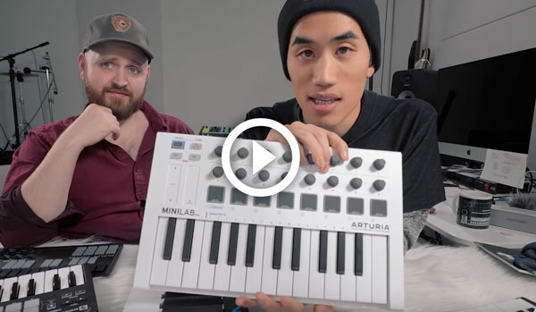 Arturia - Arturia announce MiniLab MkII Inverted