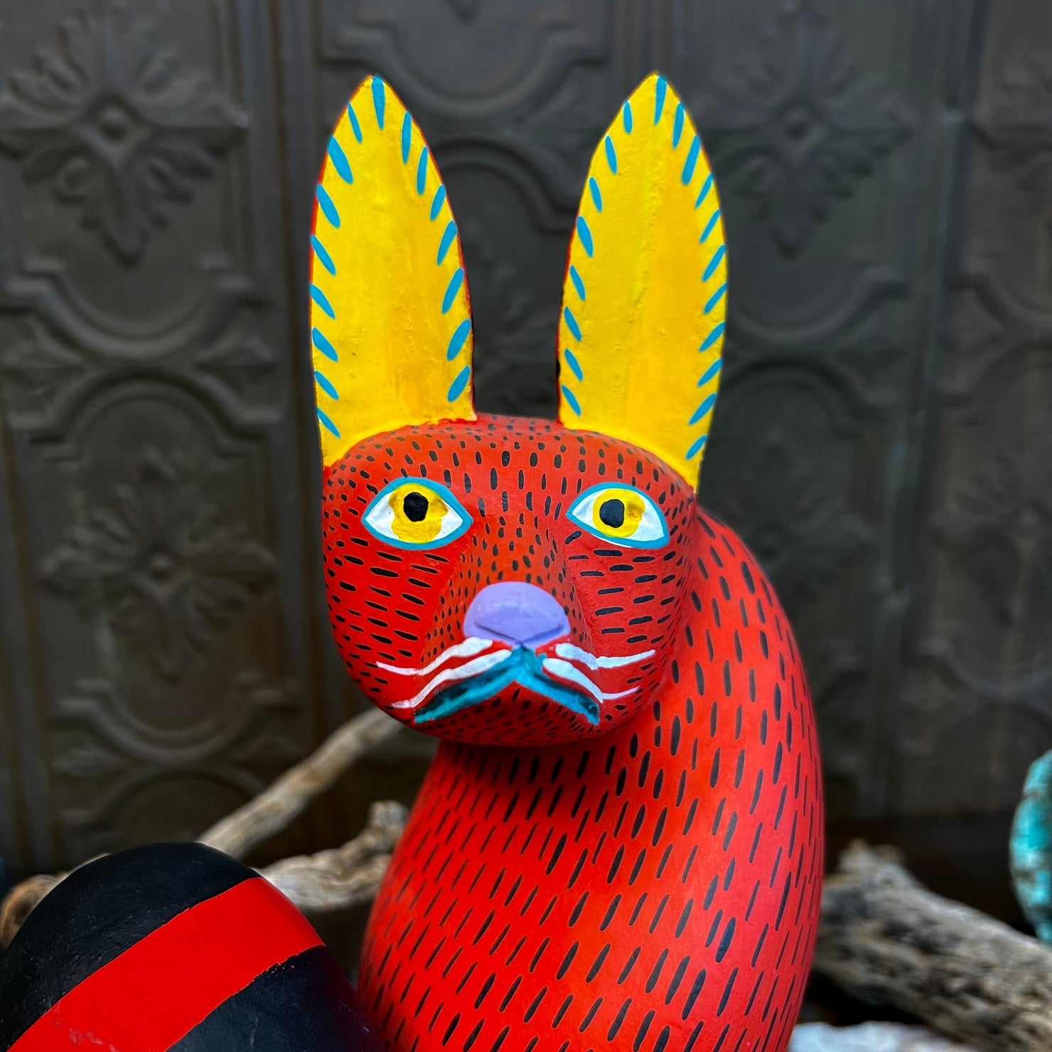 Oaxacan Fox Wood Carving by Oralia Cardenas GF-OAX-0011 – Arlene's