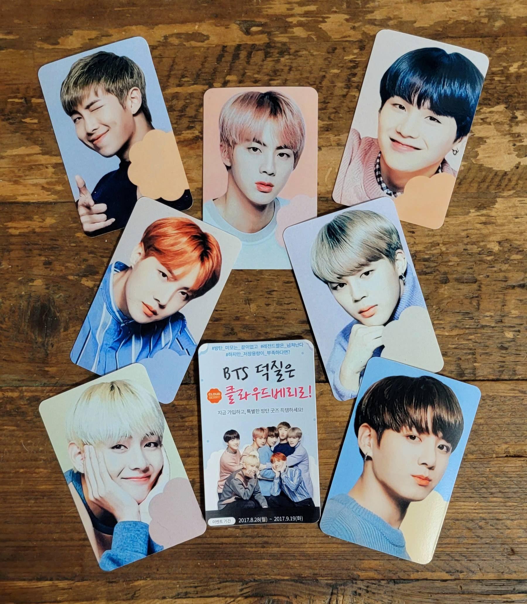 BTS Cloud Berry Photocards | Stay DeLulu!