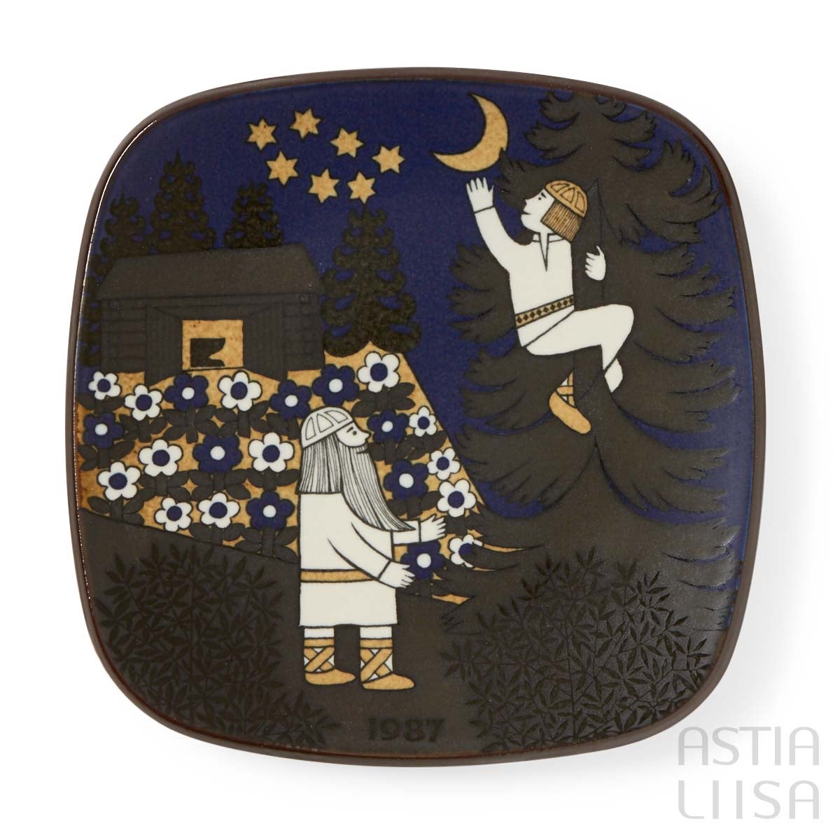 Arabia Kalevala 1987 イヤープレート, ヴィンテージ | Astialiisa Online