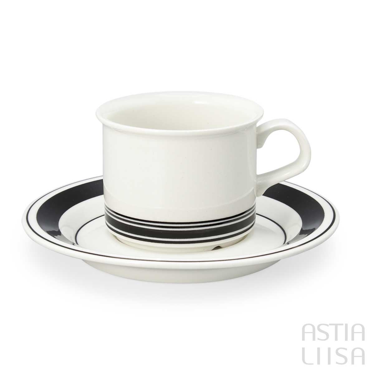 Arabia Faenza 黒 コーヒーカップ, ヴィンテージ | Astialiisa Online