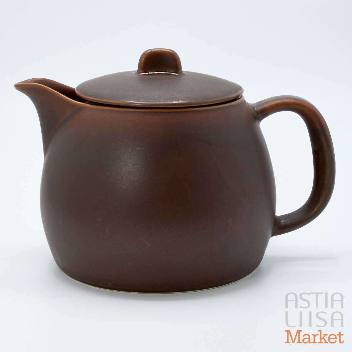 Arabia KF 茶色 ティーポット 1,55 l, ヴィンテージ | Astialiisa Online