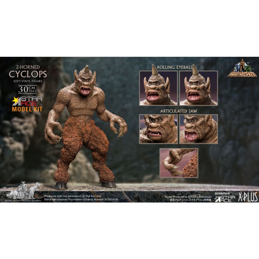 ASTRO ZOMBIES | STAR ACE THE 7TH VOYAGE OF SINBAD 2-HORNED CYCLOPS